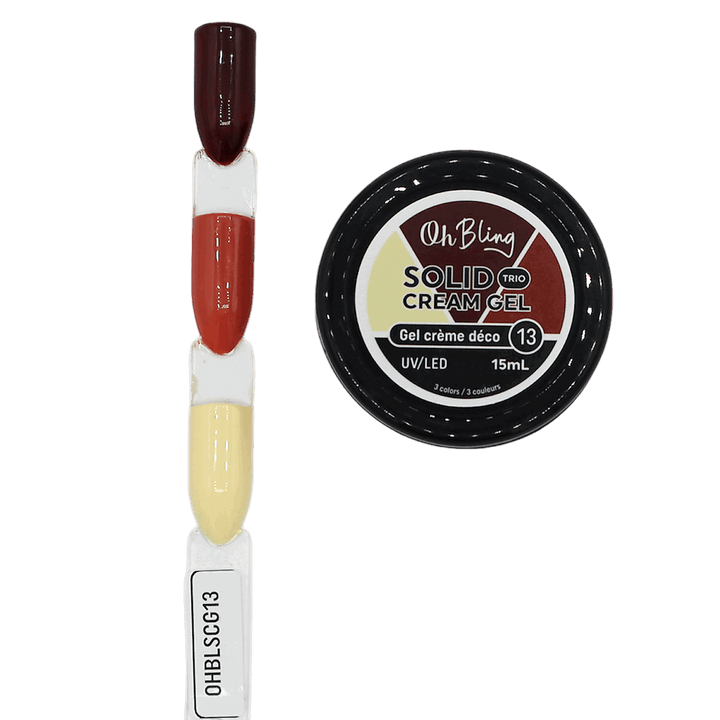 Oh Bling Solid Gel Cream Trio Gel Crème Déco 15mL 