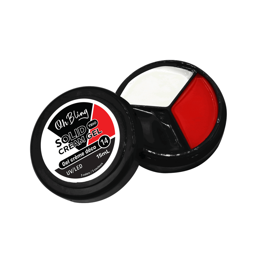 Oh Bling Solid Gel Cream Trio 15mL #14