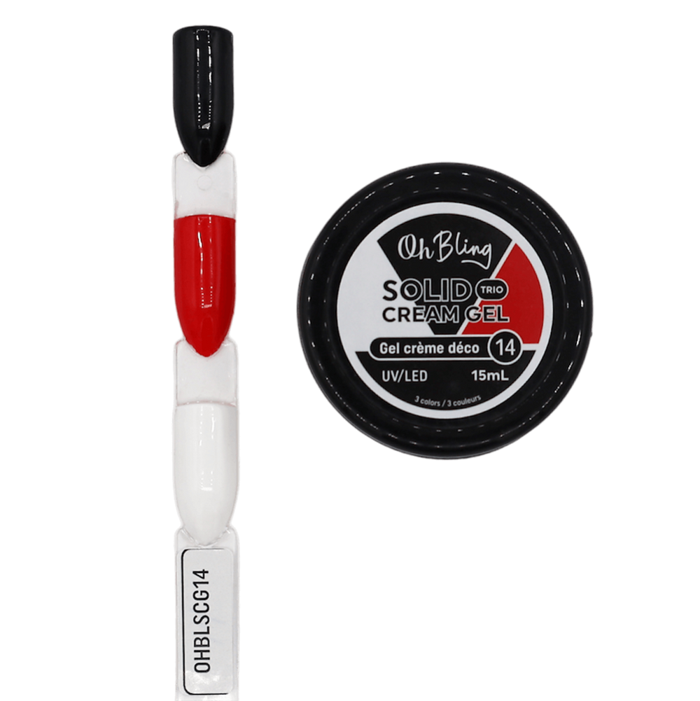 Oh Bling Solid Gel Cream Trio 15mL #14