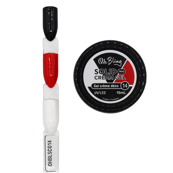 Oh Bling Solid Gel Cream Trio Gel Crème Déco 15mL 