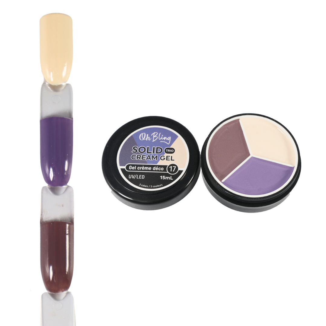 Oh Bling Solid Gel Cream Trio Gel Crème Déco 15mL #17