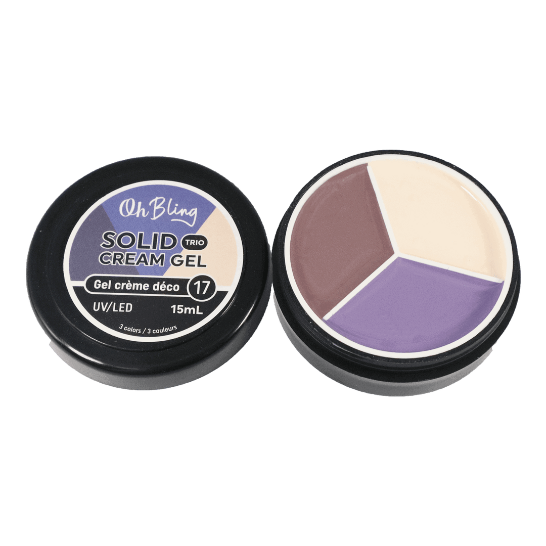 Oh Bling Solid Gel Cream Trio 15mL 