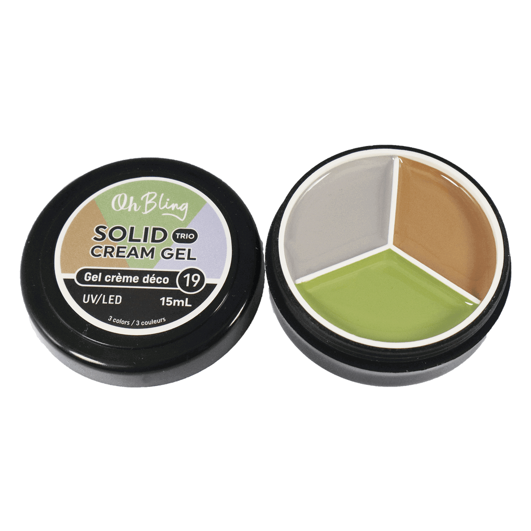 Oh Bling Solid Gel Cream Trio Gel Crème Déco 15mL 
