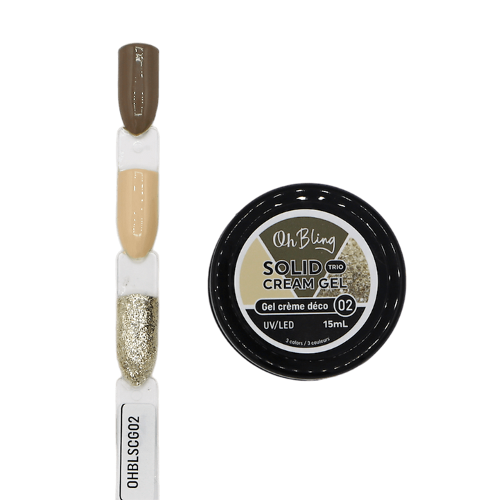 Oh Bling Solid Gel Cream Trio 15mL 