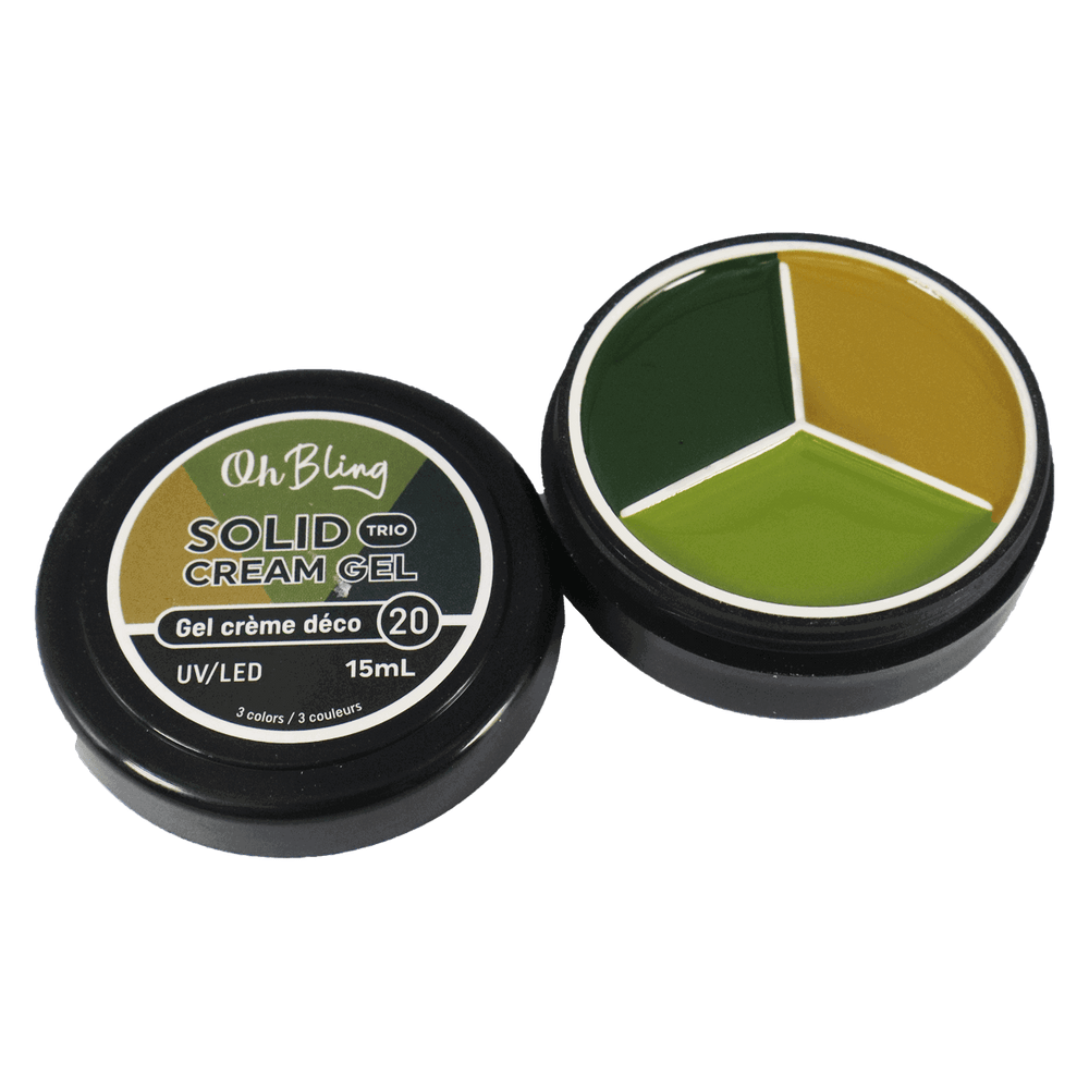 Oh Bling Solid Gel Cream Trio Gel Crème Déco 15mL #20