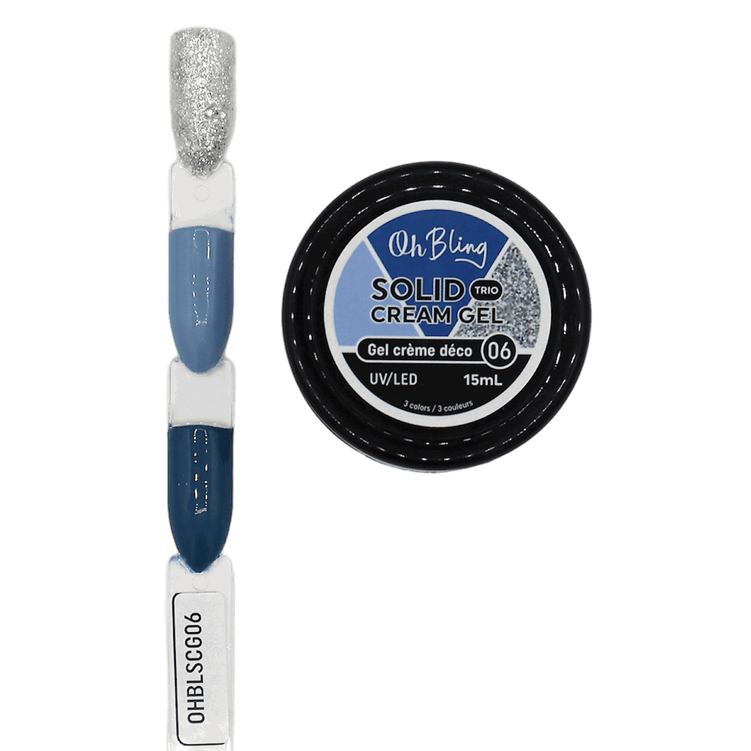Oh Bling Solid Gel Cream Trio Gel Crème Déco 15mL 