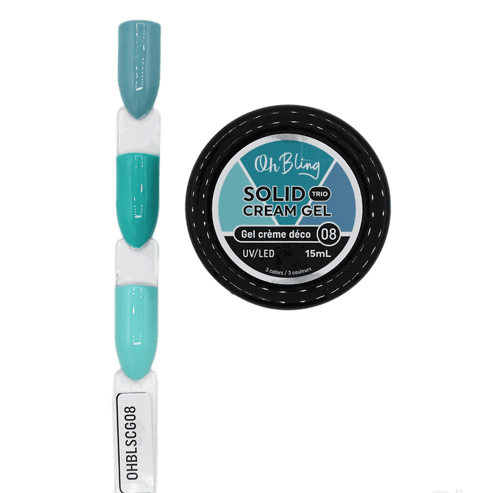 Oh Bling Solid Gel Cream Trio 15mL 