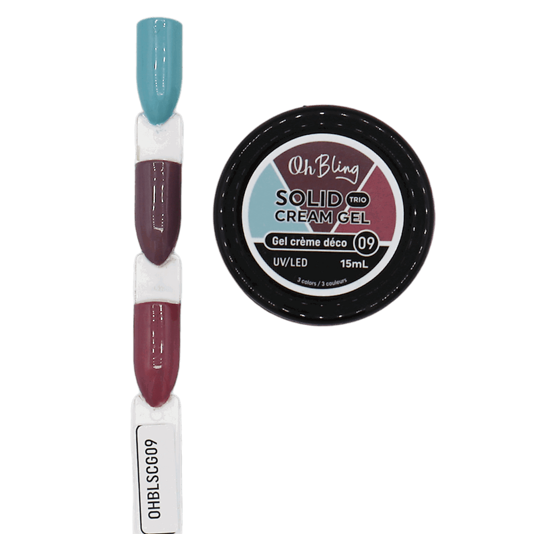 Oh Bling Solid Gel Cream Trio 15mL 