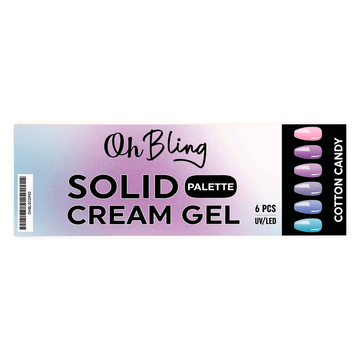 Oh Bling Solid Gel Cream Gel Palette 