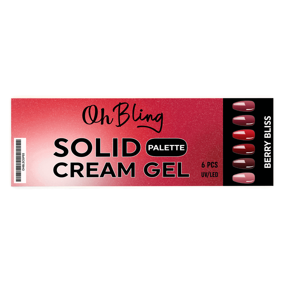 Oh Bling Solid Gel Cream Gel Palette #03 Berry Bliss