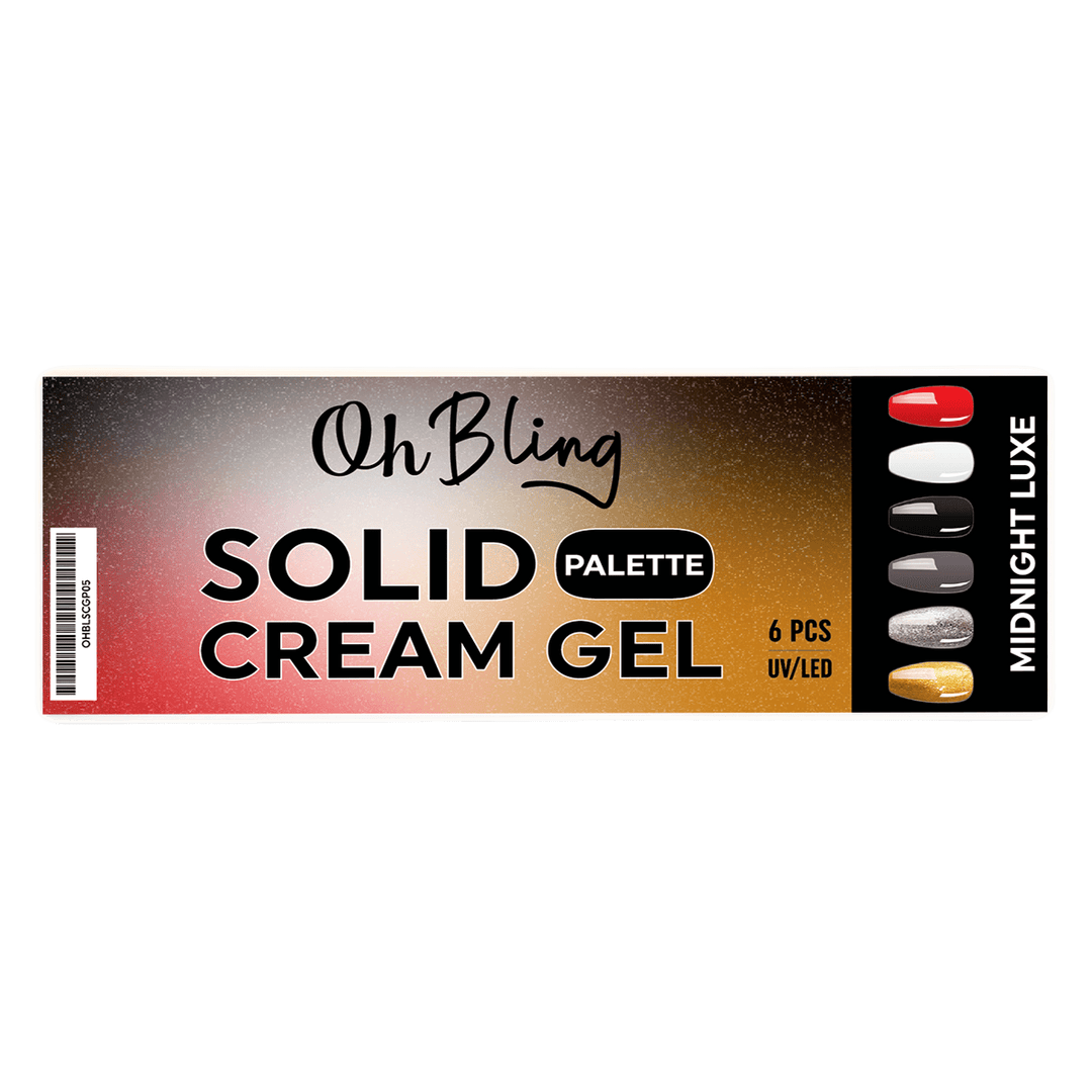 Oh Bling Solid Gel Cream Gel Palette #05 Midnight Luxe
