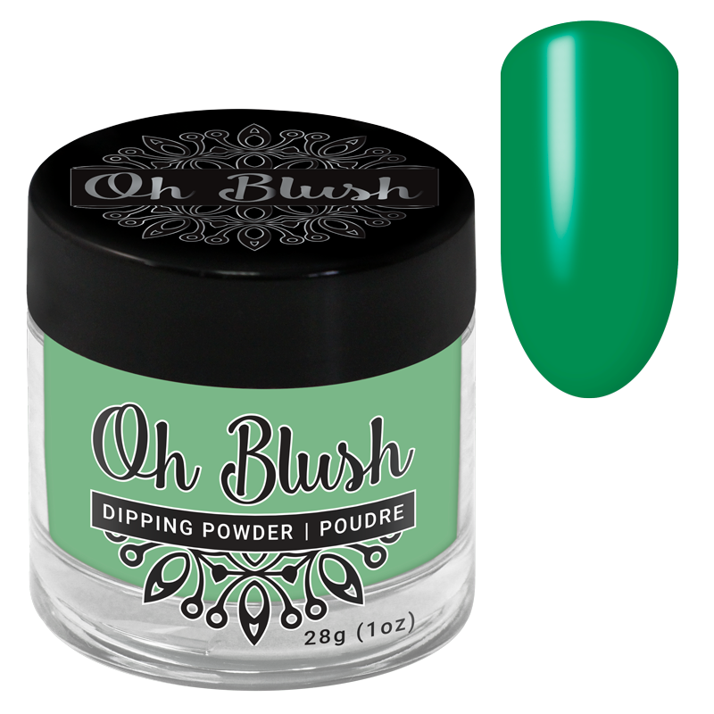 Oh Blush Poudre 211 Deep Turquoise (1oz), Collection Vacation, vert