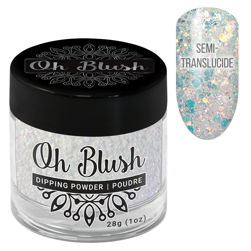 Oh Blush Poudre 5001 Pearl EDITION LIMITÉE (1oz), polographique, paillettes, brillants