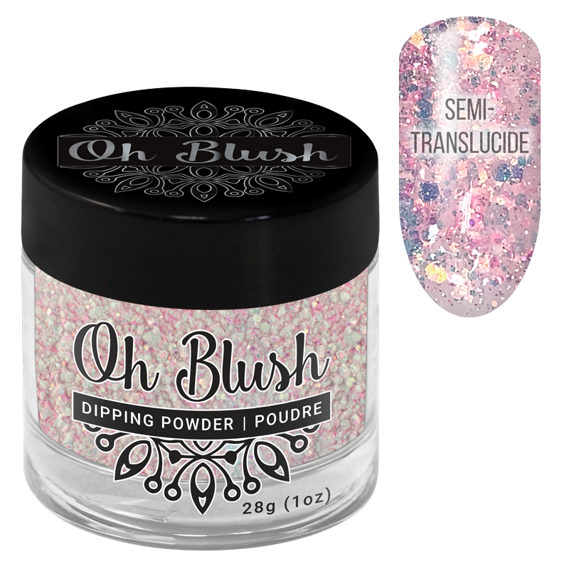 Oh Blush Poudre 5002 Quartz EDITION LIMITÉE (1oz), Rose, Holographique, Collection Precious