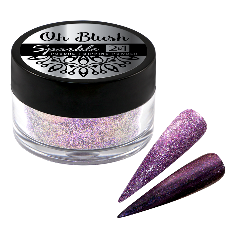 Oh Blush Sparkle 2 in 1 Powder - 1001 Dramatic Dazzle (0.5oz)