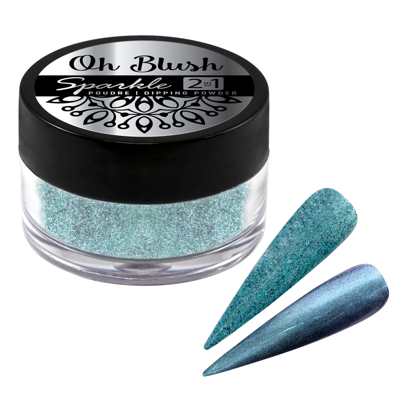 Oh Blush Sparkle Poudre 2 en 1 - 1002 Mermaid Tears (0.5oz)