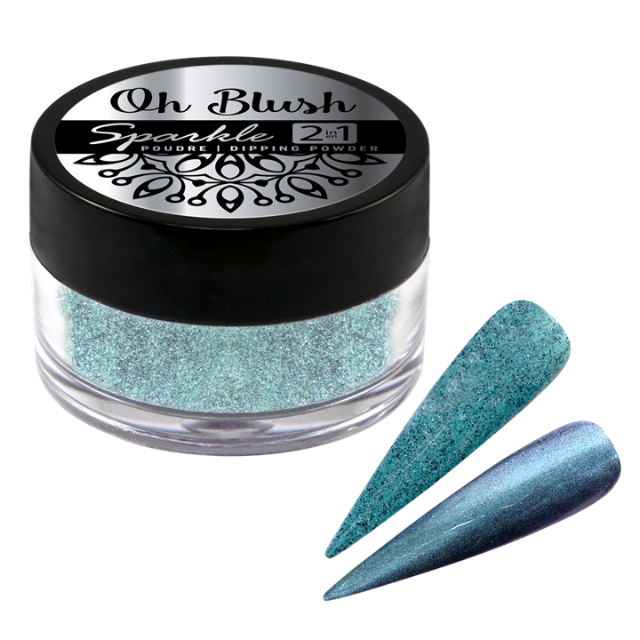 Oh Blush Sparkle Poudre 2 en 1 - 1002 Mermaid Tears (0.5oz)