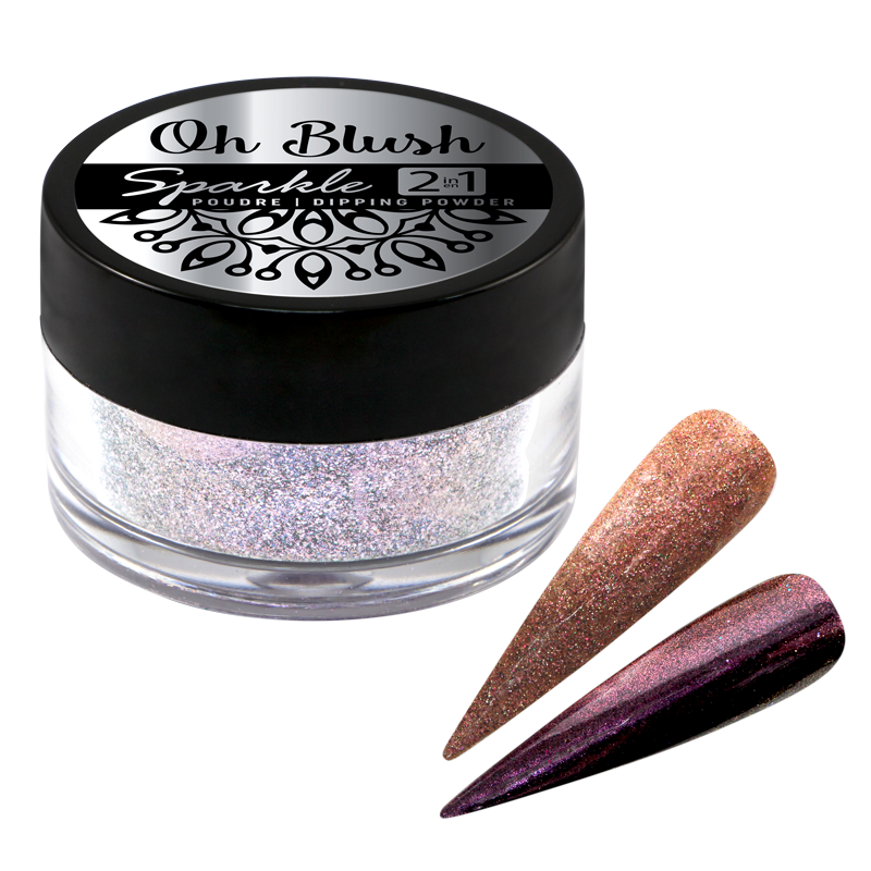 Oh Blush Sparkle 2 in 1 Powder - 1004 Teaberry Blossom (0.5oz)