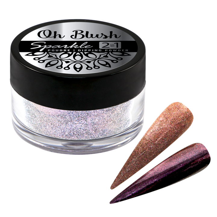 Oh Blush Sparkle 2 in 1 Powder - 1004 Teaberry Blossom (0.5oz)