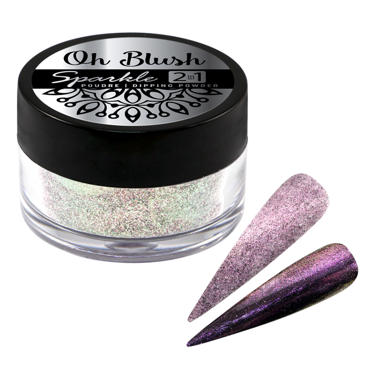Oh Blush Sparkle 2 in 1 Powder - 1005 Twist of Sugar)