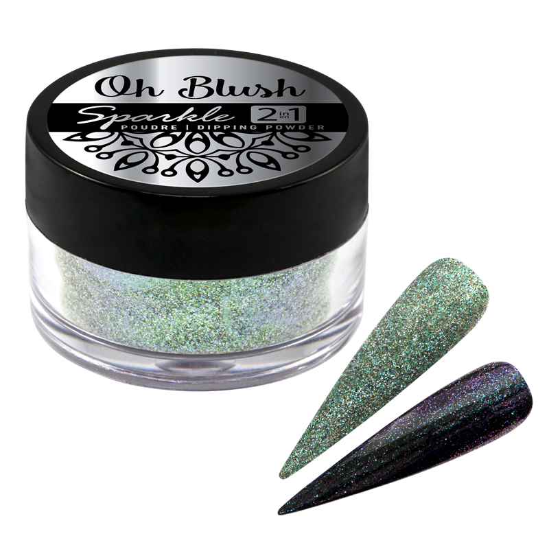 Oh Blush Sparkle Poudre 2 en 1 - 1008 Jade Spell (0.5oz)
