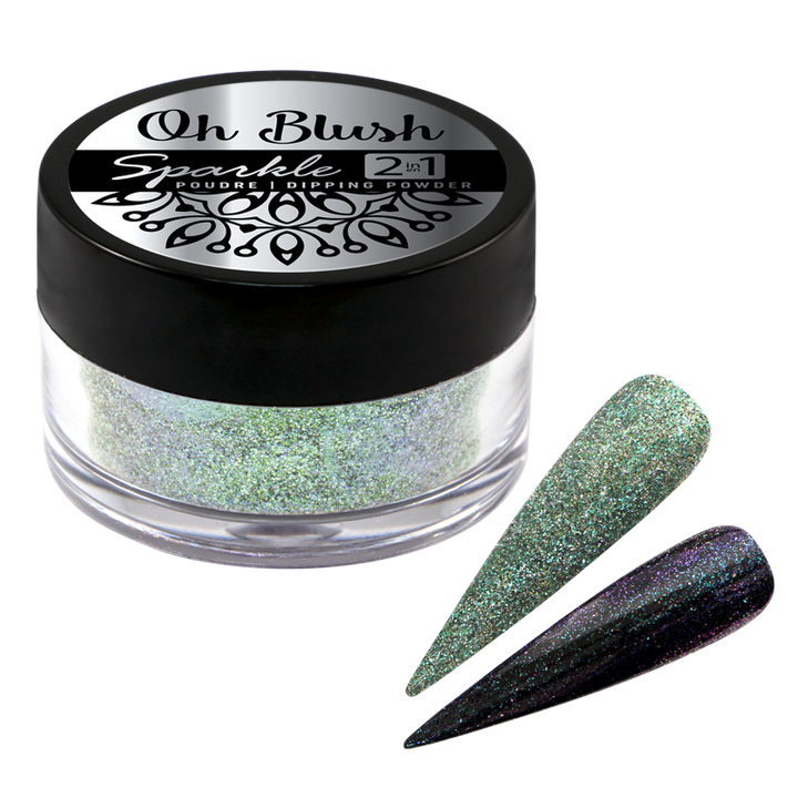 Oh Blush Sparkle 2 in 1 Powder - 1008 Jade Spell (0.5oz)