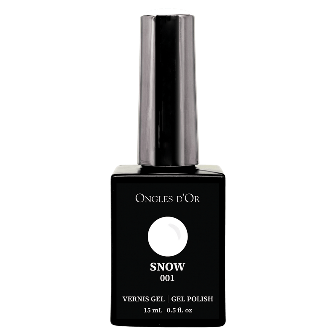 Vernis Gel 001 Snow - Sans HEMA & Sans TPO - Ongles d'Or 