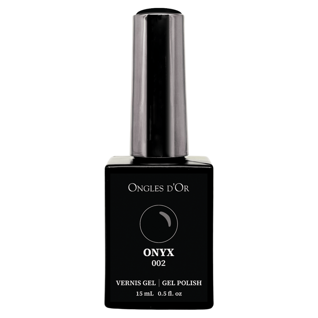 Vernis Gel 002 Onyx - Sans HEMA & Sans TPO - Ongles d'Or