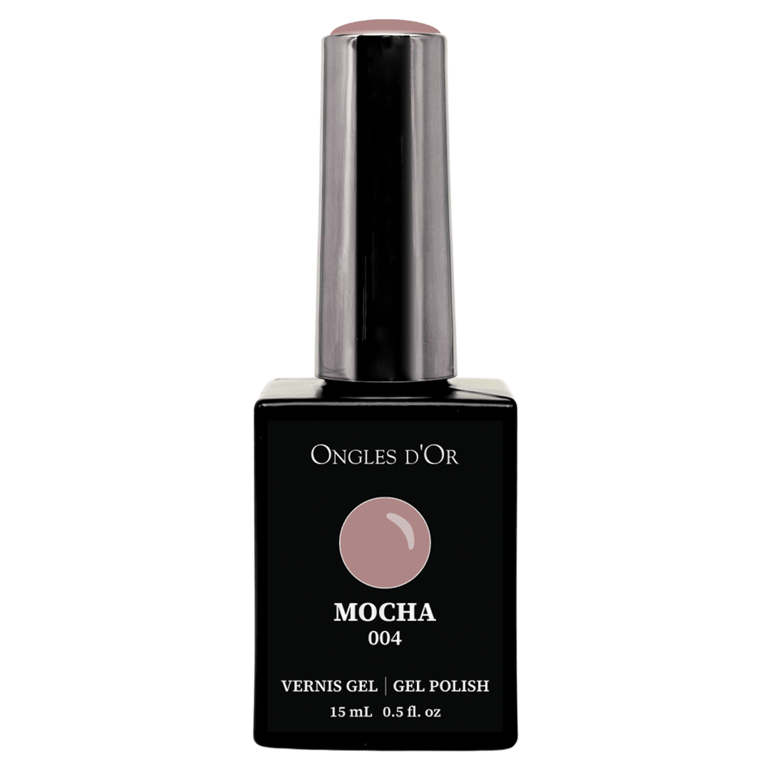 Vernis Gel 004 Mocha - Sans HEMA & Sans TPO - Ongles d'Or