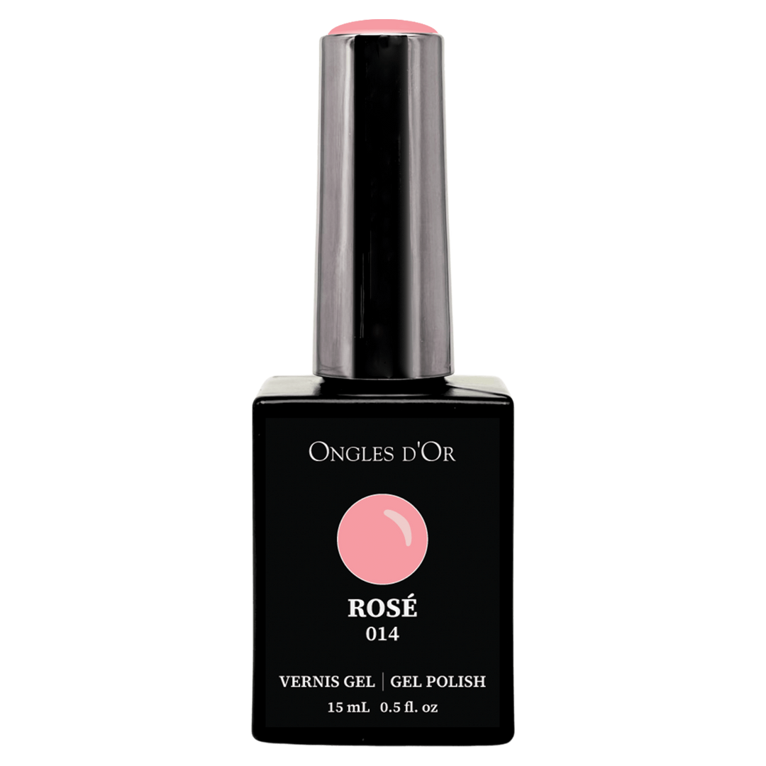 Vernis Gel 014 Rosé - Sans HEMA & Sans TPO - Ongles d'Or