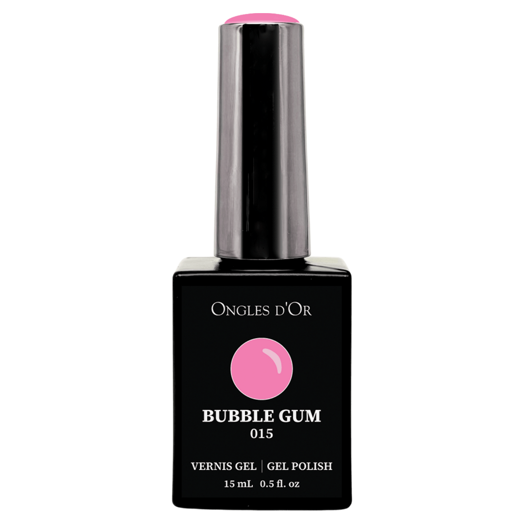 Vernis Gel 015 Bubble Gum - Sans HEMA & Sans TPO - Ongles d'Or