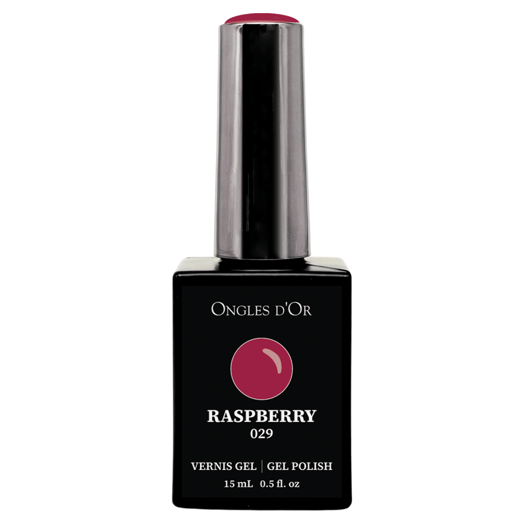Vernis Gel 029 Raspberry - Sans HEMA & Sans TPO - Ongles d'Or
