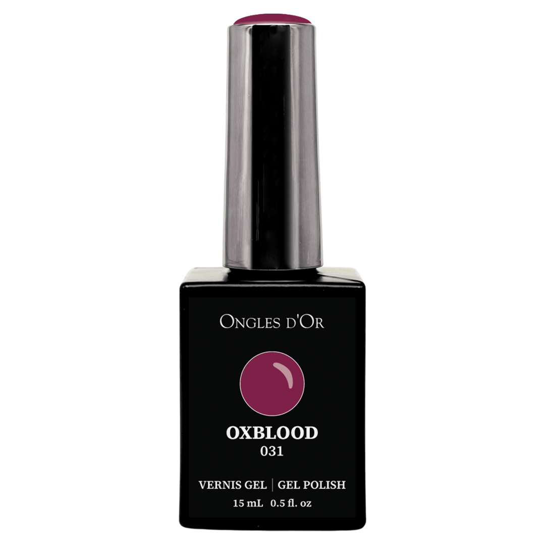 Vernis Gel 031 Oxblood - Sans HEMA & Sans TPO - Ongles d'Or