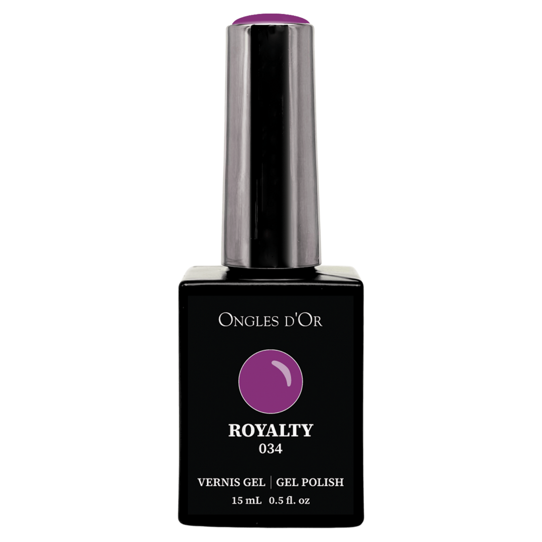 Vernis Gel 034 Royalty - Sans HEMA & Sans TPO - Ongles d'Or