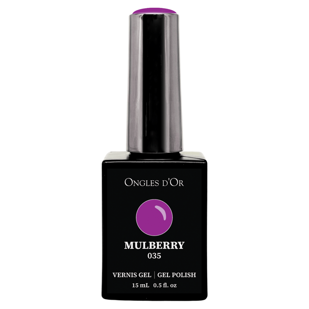 Vernis Gel 035 Mulberry - Sans HEMA & Sans TPO - Ongles d'Or