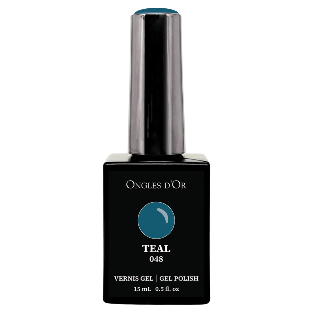 Vernis Gel 048 Teal - Sans HEMA & Sans TPO - Ongles d'Or