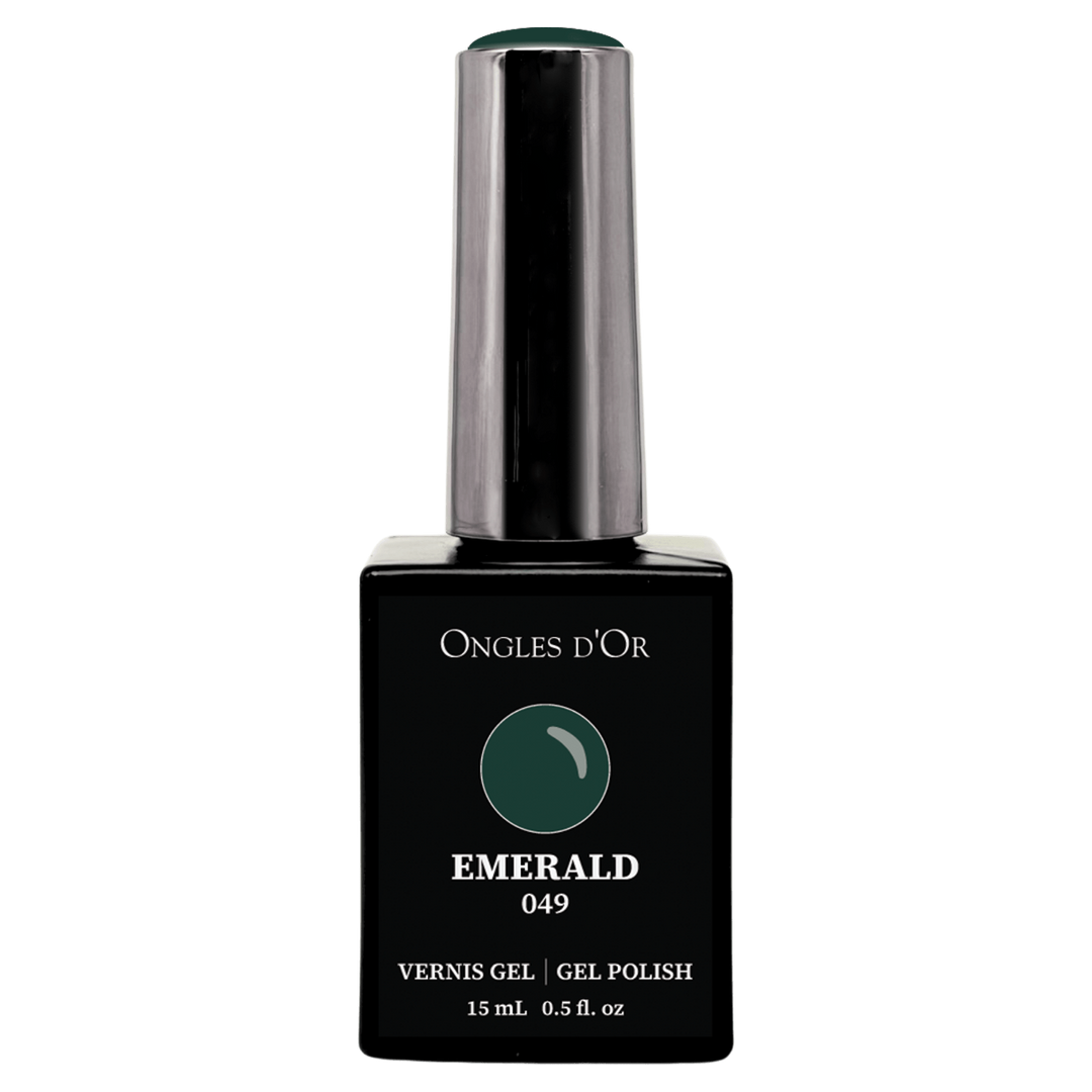 Vernis Gel 049 Emerald - Sans HEMA & Sans TPO - Ongles d'Or