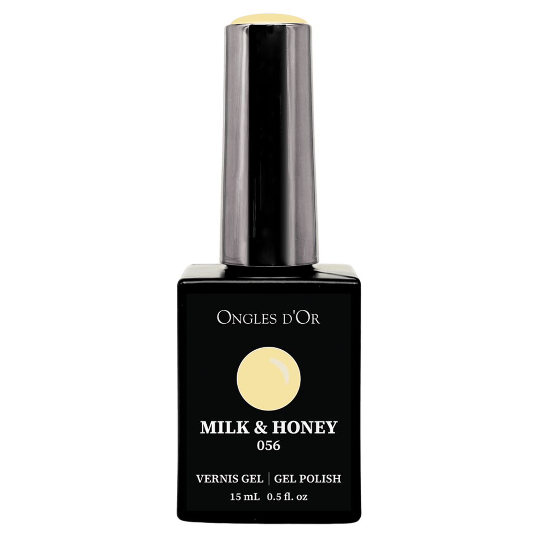 Vernis Gel 056 Milk & Honey - Sans HEMA & Sans TPO - Ongles d'Or