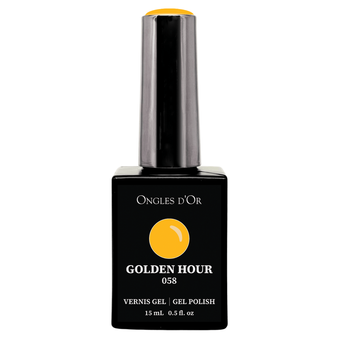 Vernis Gel 058 Golden Hour - Sans HEMA & Sans TPO - Ongles d'Or