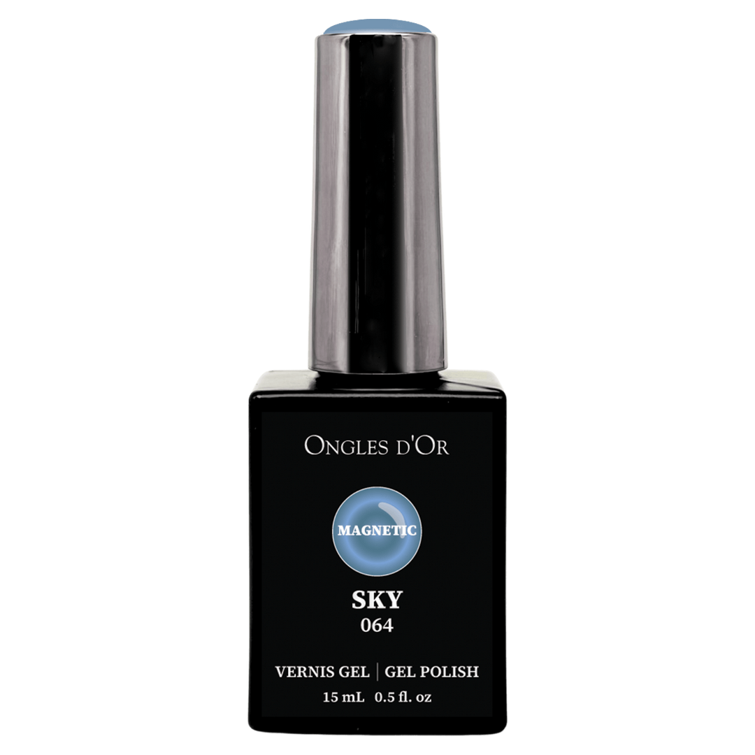 Vernis Gel Magnétique 064 Sky - Sans HEMA & Sans TPO - Ongles d'Or