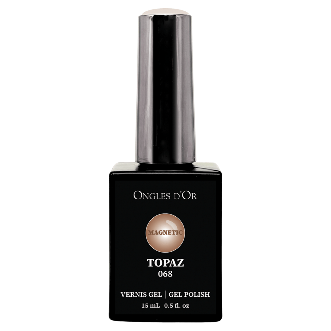 Vernis Gel Magnétique 068 Topaz - Sans HEMA & Sans TPO - Ongles d'Or