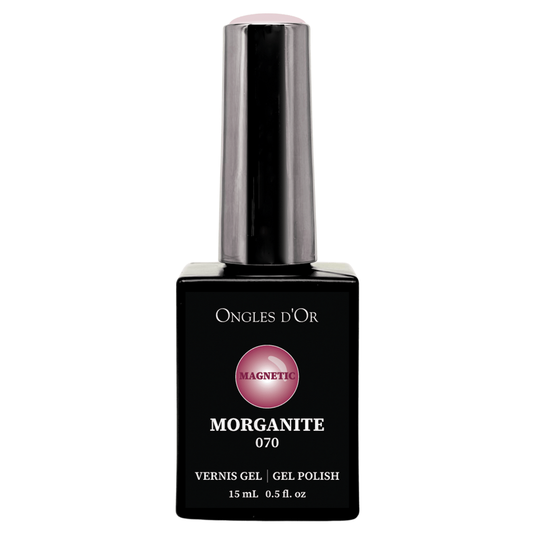 Vernis Gel Magnétique 070 Morganite - Sans HEMA & Sans TPO - Ongles d'Or