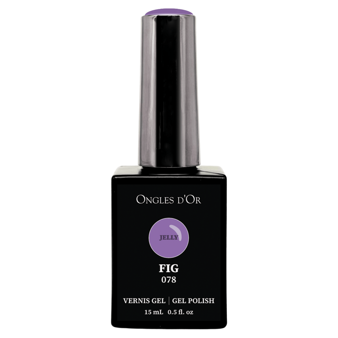 Vernis Gel Jelly 078 Fig - Sans HEMA & Sans TPO - Ongles d'Or