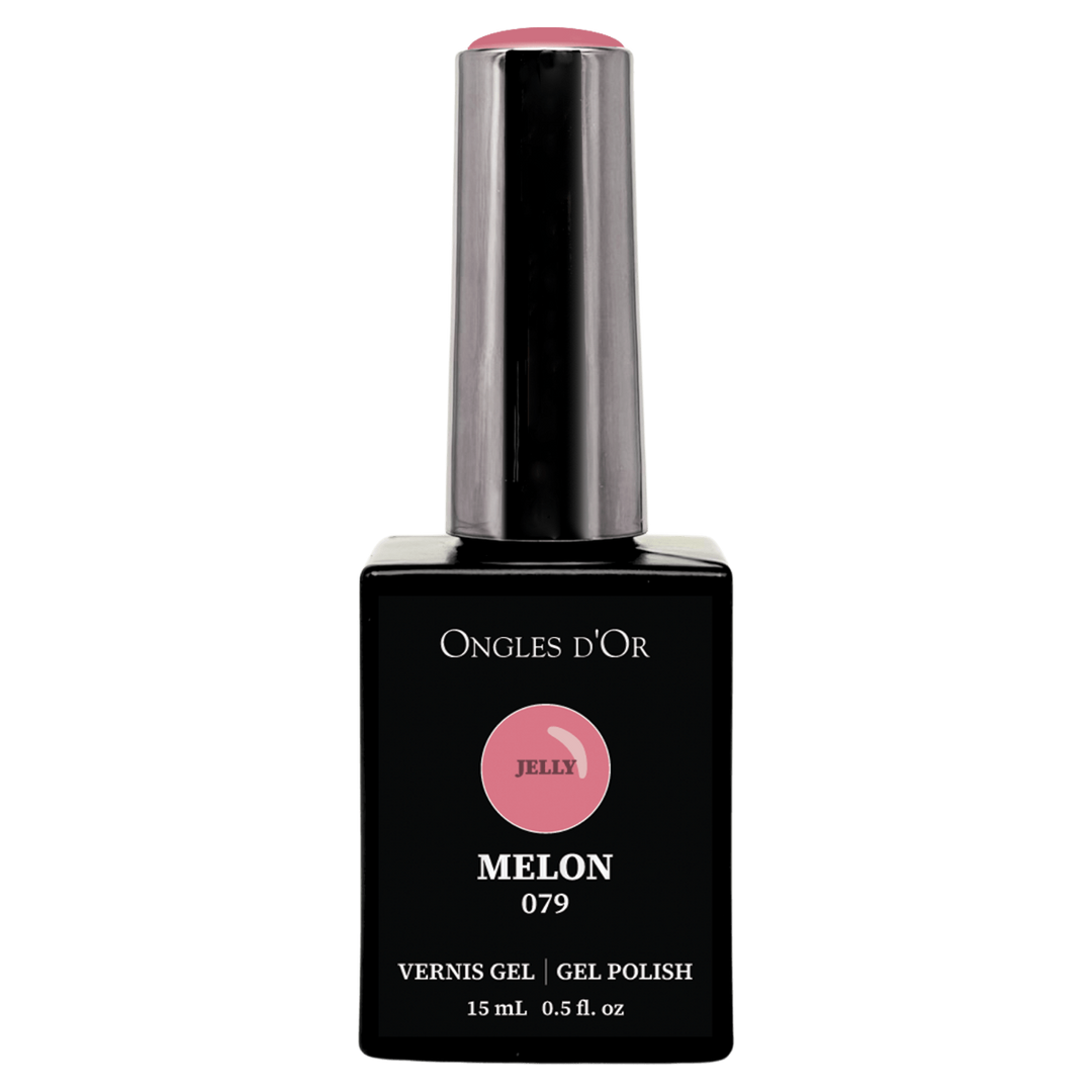 Vernis Gel Jelly 079 Melon - Sans HEMA & Sans TPO - Ongles d'Or