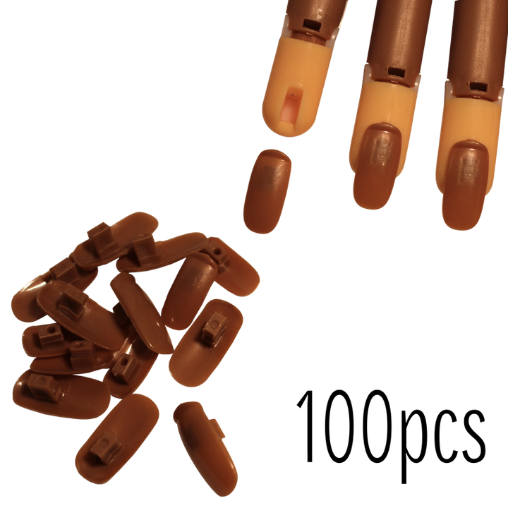 False nail tip refill for practice hand (100 pcs)