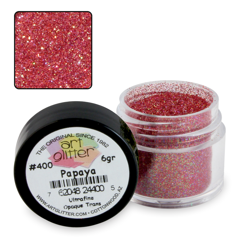 Paillette Art Glitter 400 Papaya 1/4 oz