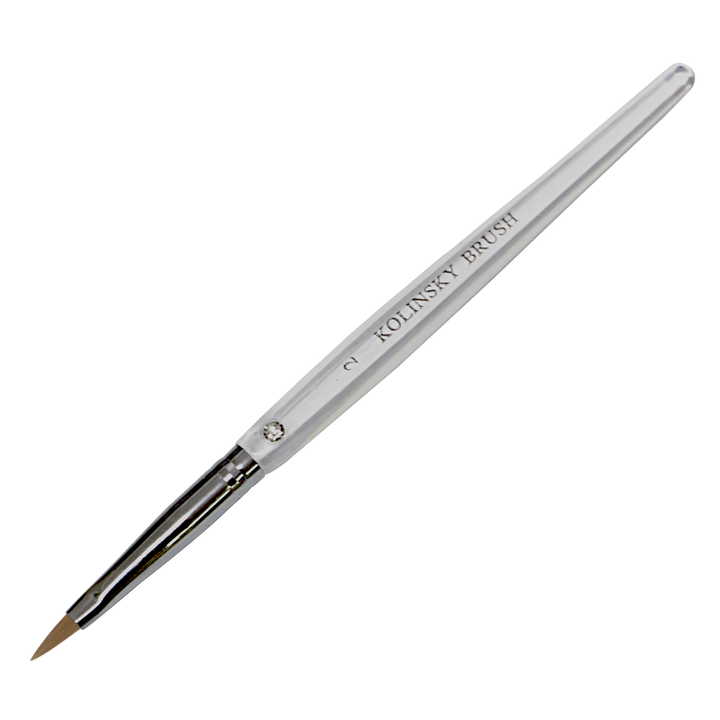 Kolinsky Acrylic Brush Flat Ferrule 