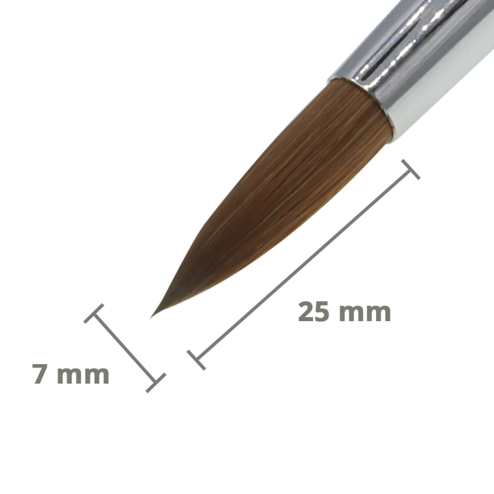 Kolinsky Acrylic Brush Round Ferrule 