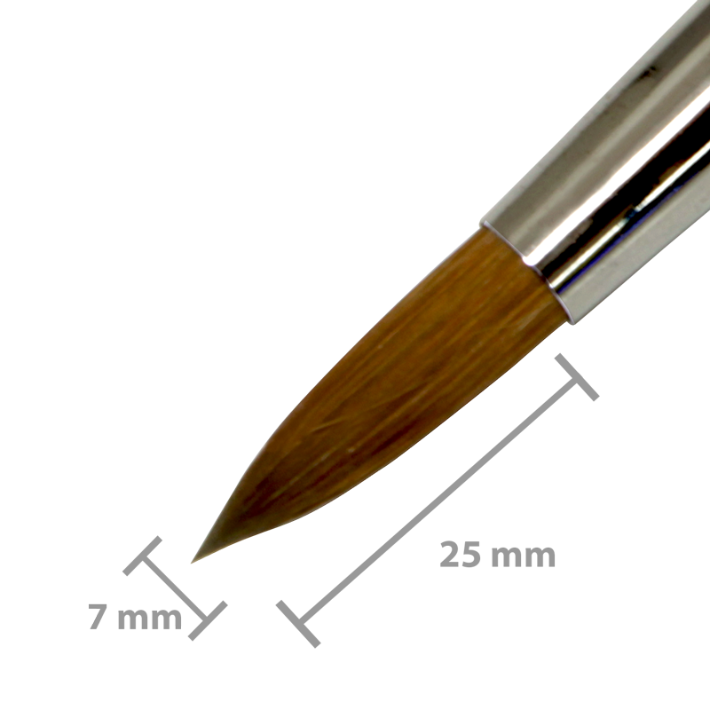 Pinceau Acrylique Kolinsky Virole Ronde #20