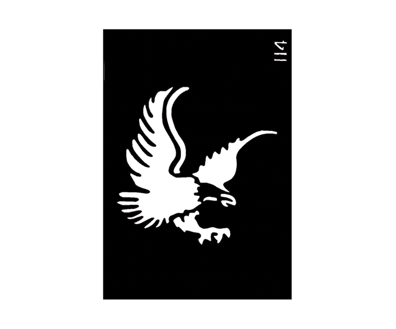 Body Stencil #114 (3" x 4") (Eagle)